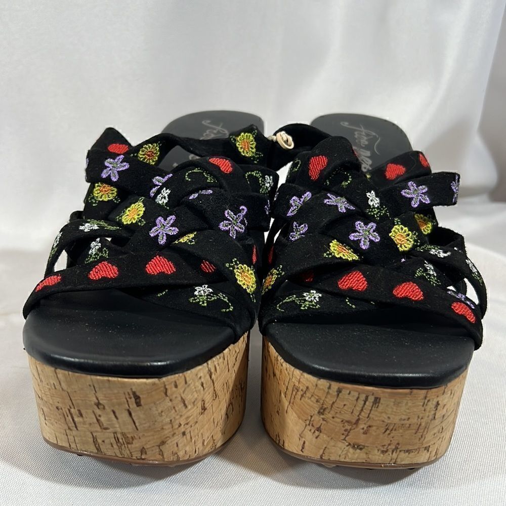 FREE PEOPLE LISBON PLATFORM MULES SIZE 39 NWT - Picture 11 of 16
